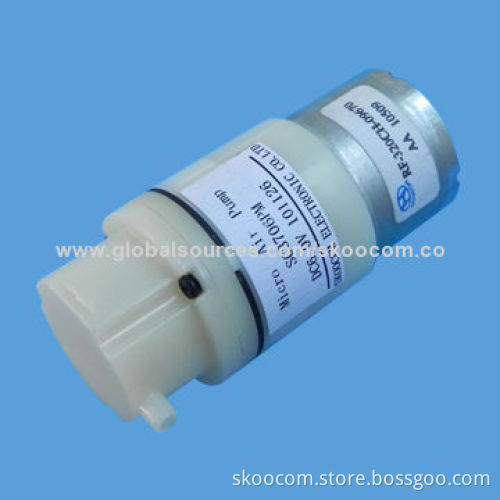 Diaphragm Pump with 6.0/12.0/24.0V DC Rated Voltage
